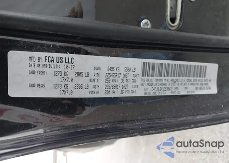 2018 Jeep Cherokee Latitude Plus 4X4 z USA, uszkodzony, nr VIN 1C4PJMLBXJD530471